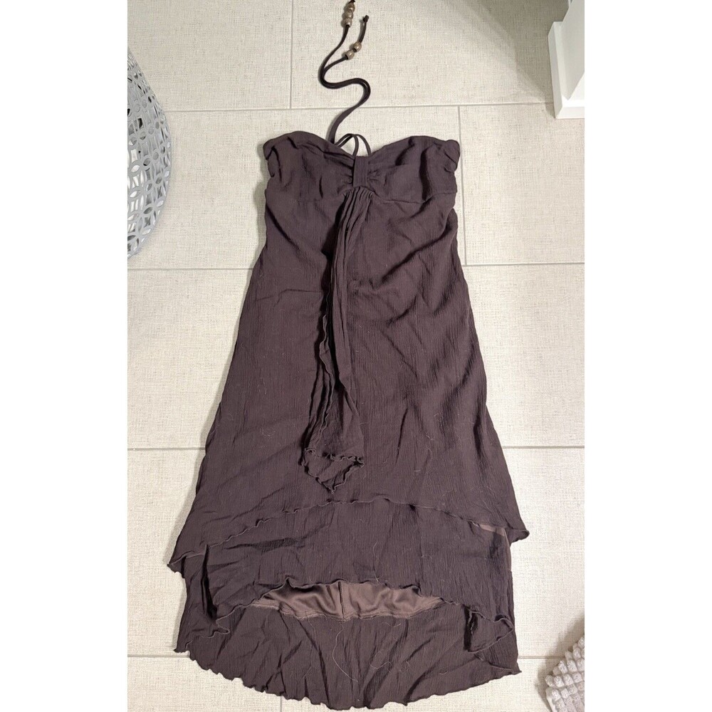 Lori‎ Michaels Collection Women's Chocolate Brown Dress Size Medium Stretch